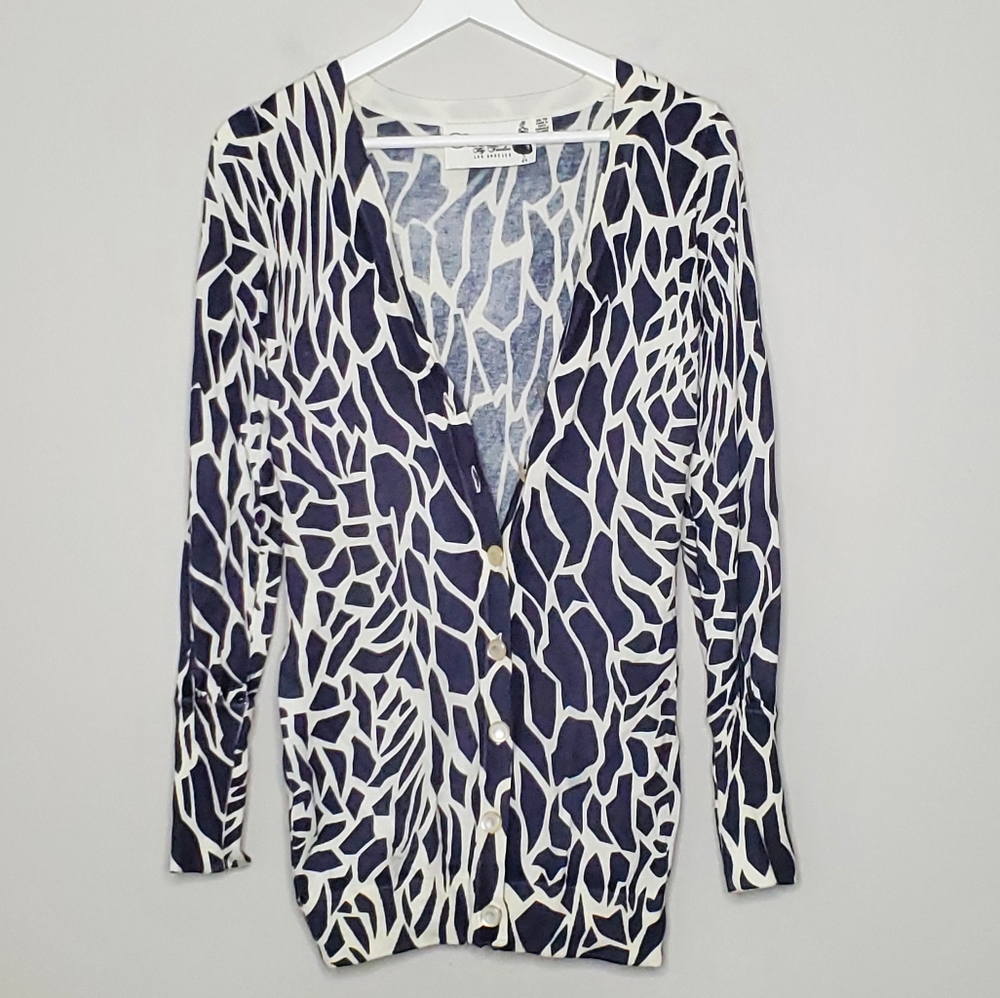 TWELVE‎ BY TWELVE | Gray Print Cardigan | XS